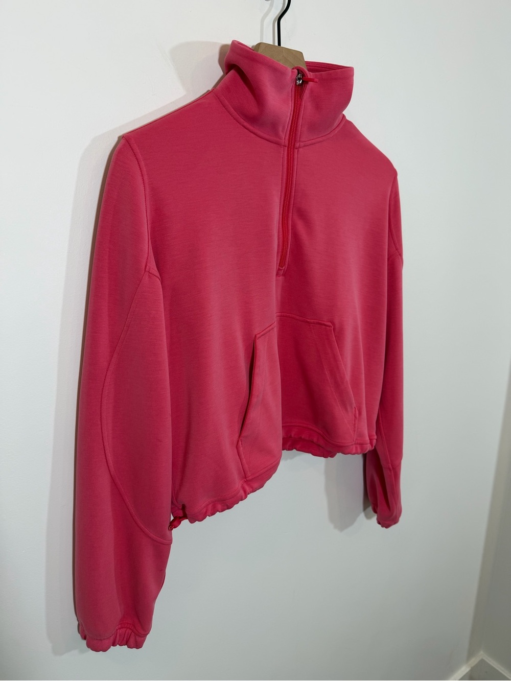 Lululemon Brushed Softstreme Half Zip in Glaze Pink | Size 6 - Picture 8 of 16